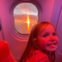 child on plane