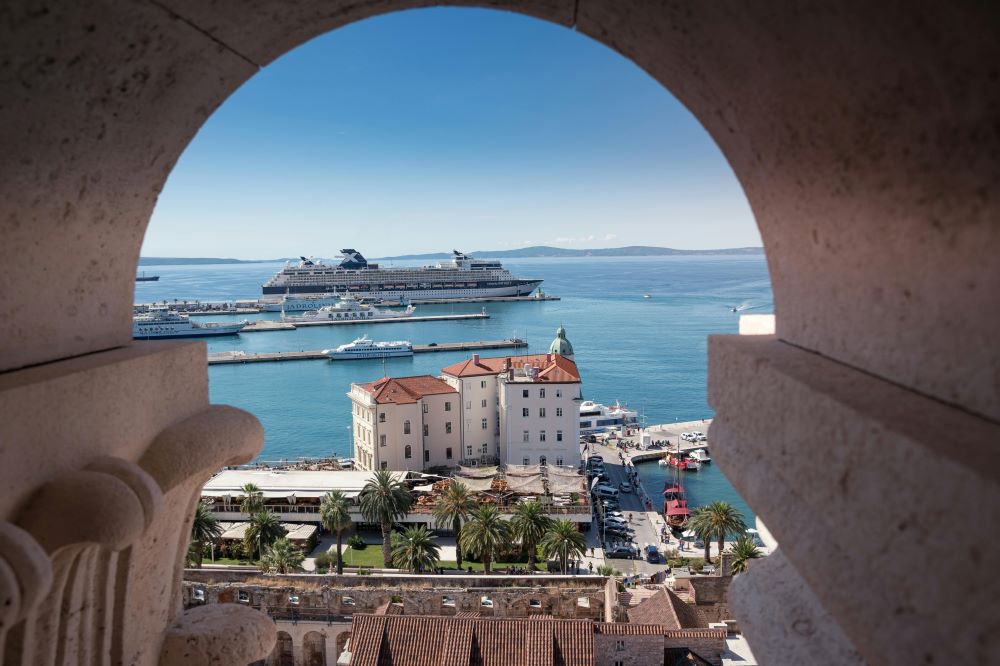 View of Split Croatia